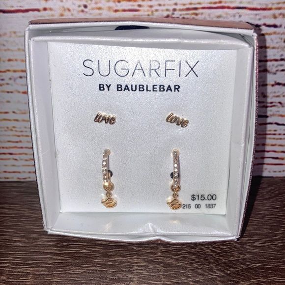 NWT SugarFix by BaubleBar Earrings - Picture 1 of 7